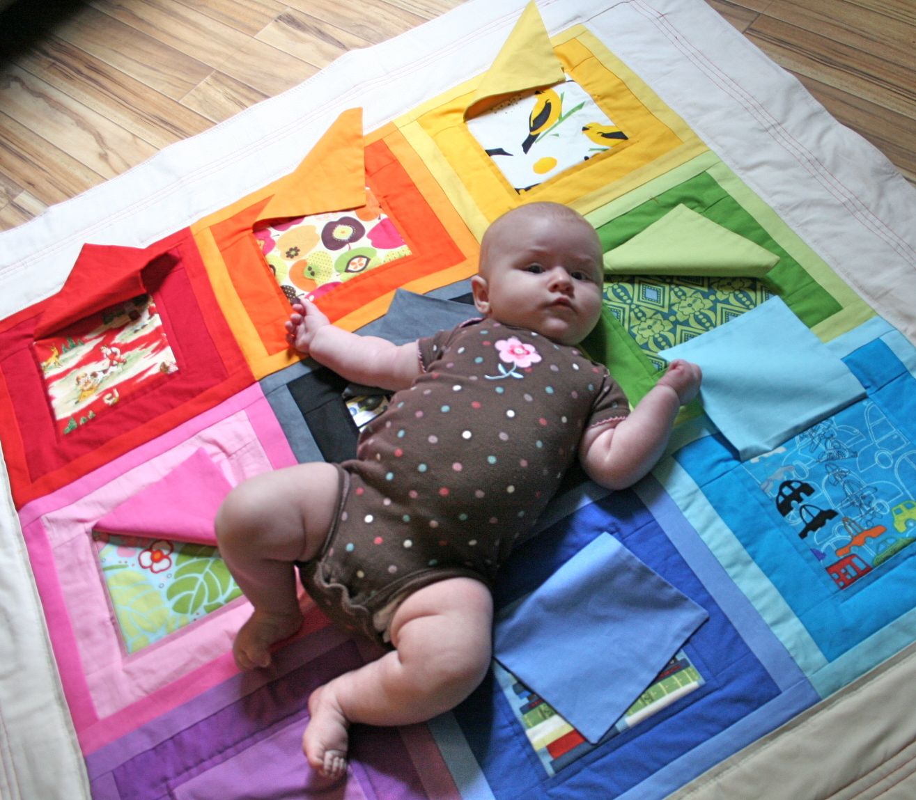 Peek A Boo Play Quilt A La Anna Maria Horner Whipstitch