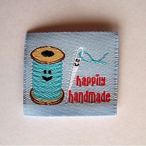 Sewing Labels for Handmade Items, Fabric SewIn & IronOn Labels