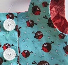 girls dress bodice buttons buttonholes