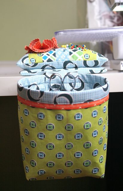 DIY Basket Pincushion, Free Pattern