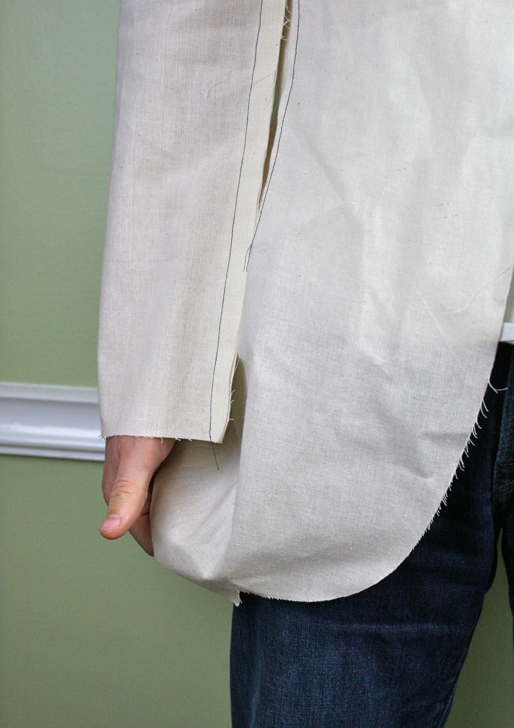mens jacket check length
