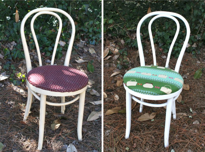 bentwood chair before and after comparison