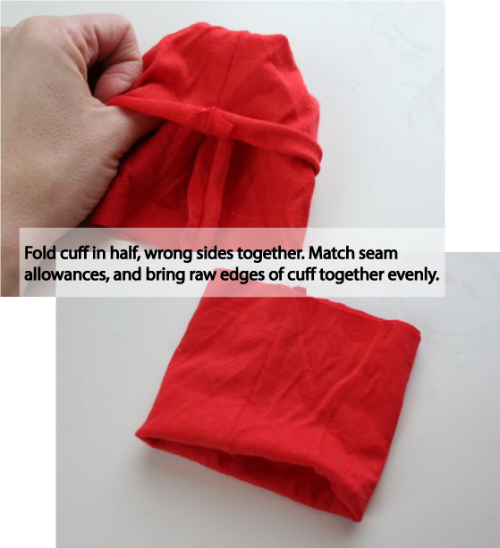 fold cuff