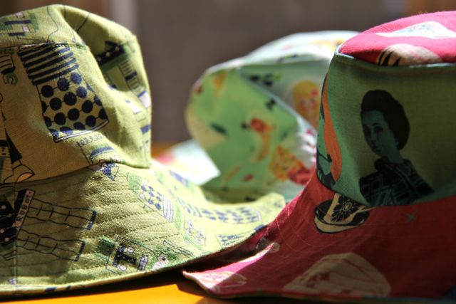 trip of little things to sew bucket hats