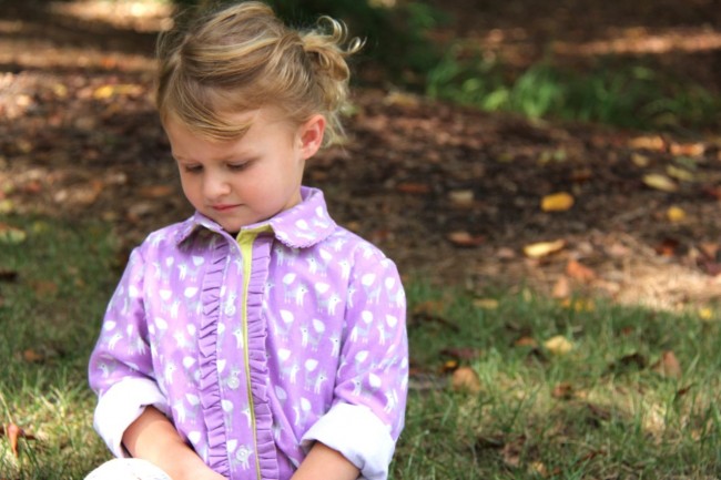 ruffled shirt fanfare lilac foxes