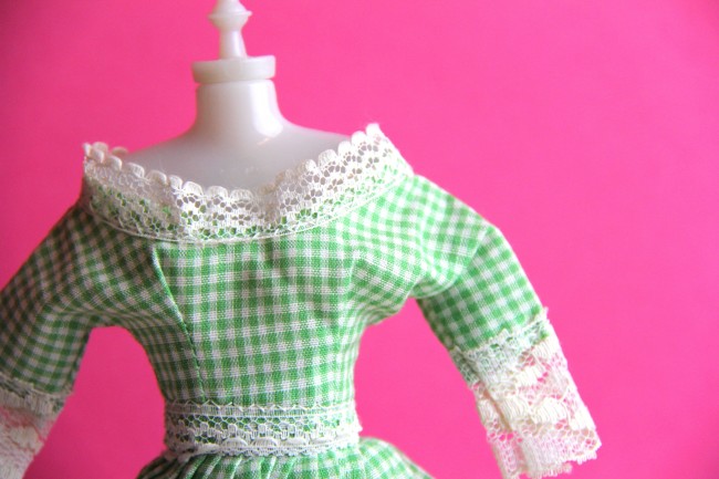 handmade barbie dress b