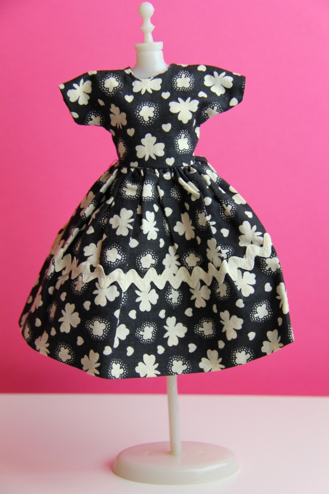 handmade barbie dress f