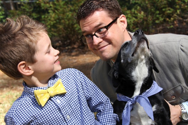 father son matching bow ties
