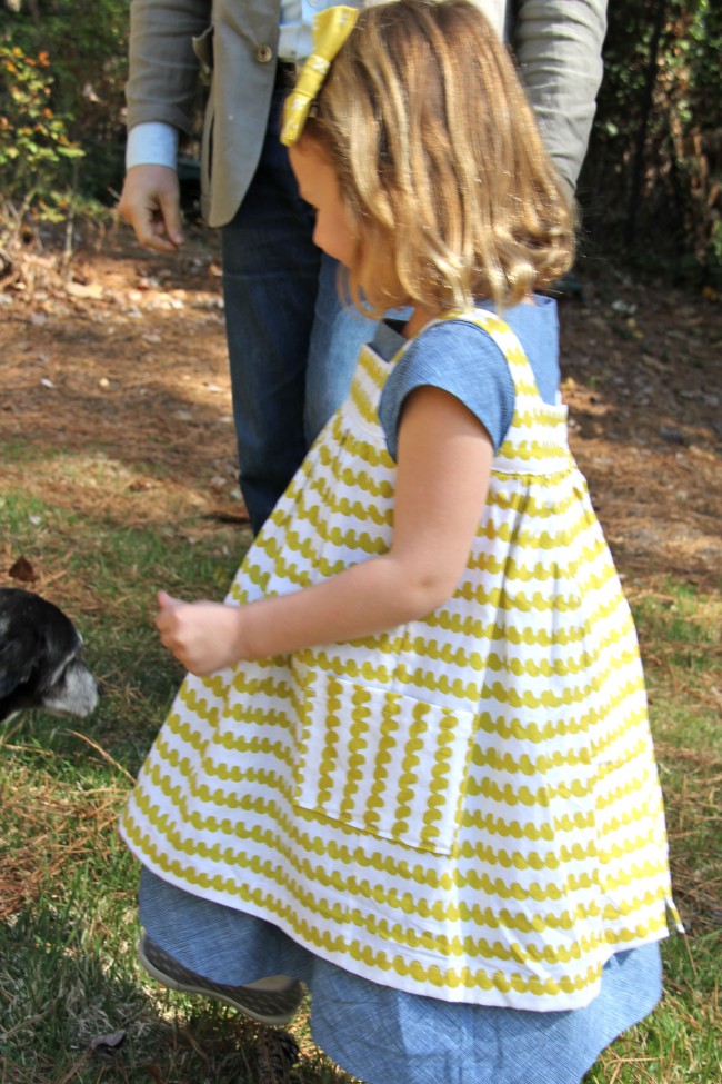 flip flop dress and pinafore with side pockets