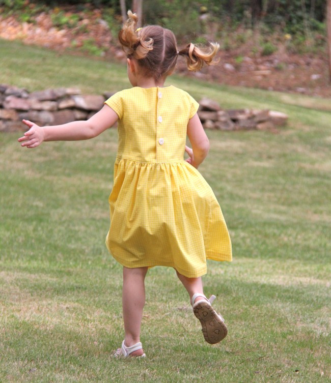 the flip flop dress with button back