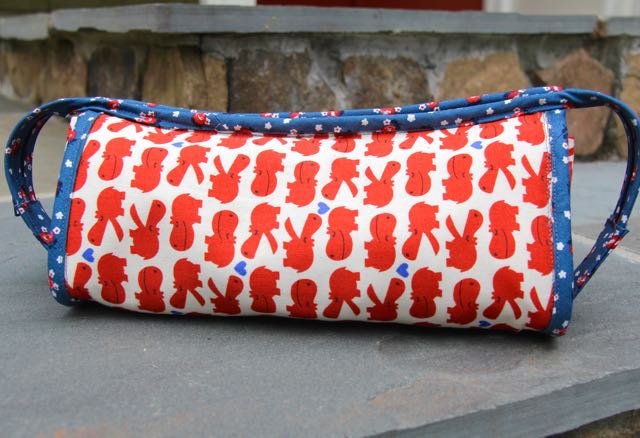 Japanese hippos sew together bag