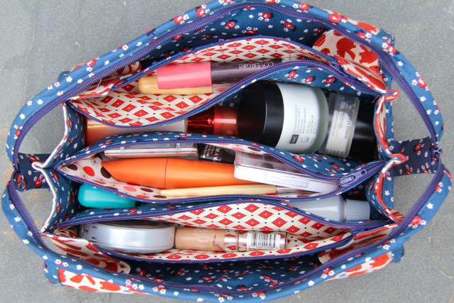 sew together bag for cosmetics