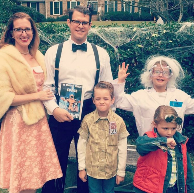 family back to the future costumes for halloween