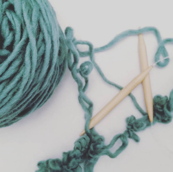 frogging yarn after knitting mistakes