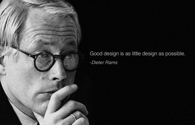 dieter rams quote