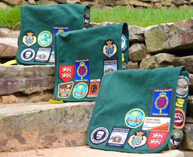 Junior Ranger Backpacks with Patches and Pins