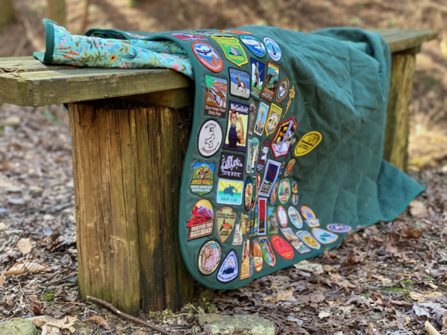 Girl Scout patches become family keepsake blankets  Girl scout camping, Girl  scout patches, Girl scout crafts