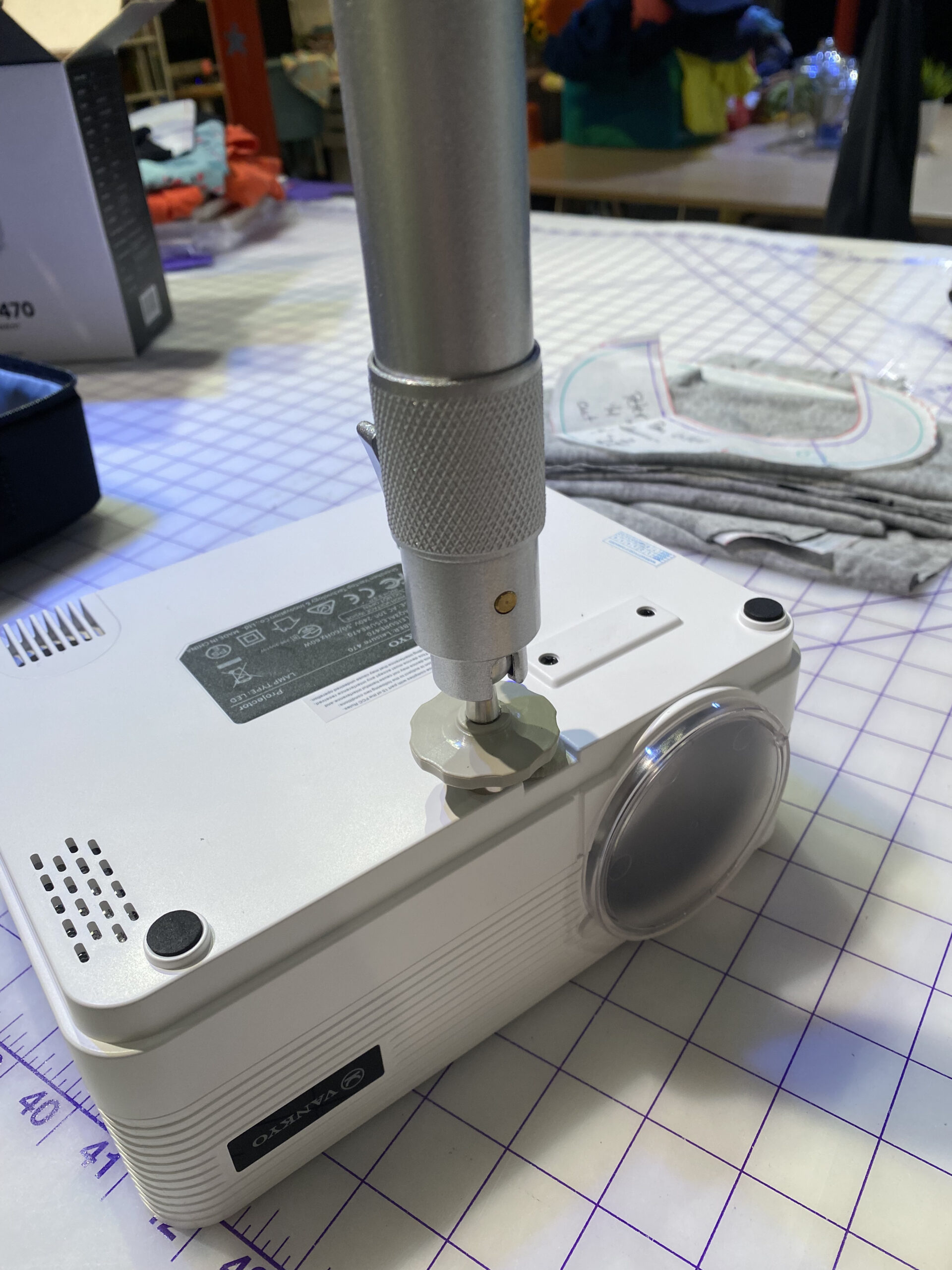 How To Install A Sewing Pattern Projector Whipstitch